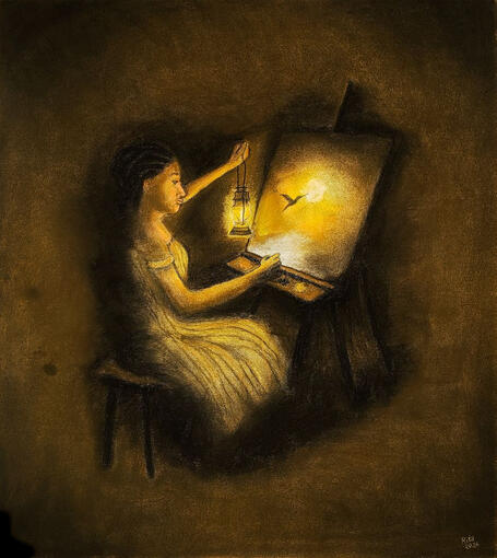 Regardless - Soft pastels on paper [2026]