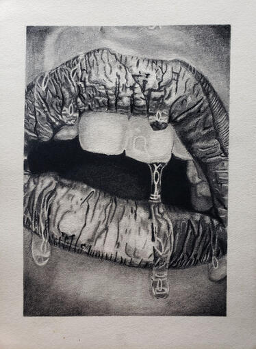 Breathe - Charcoal on paper (2022)