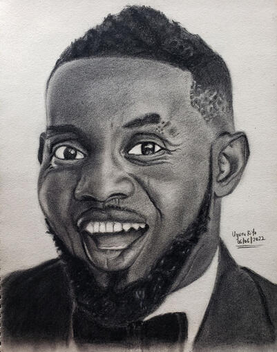 AY - Charcoal on paper (2022)